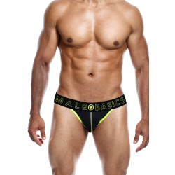MALE BASICS Jockstrap NEON MaleBasics Noir-Jaune